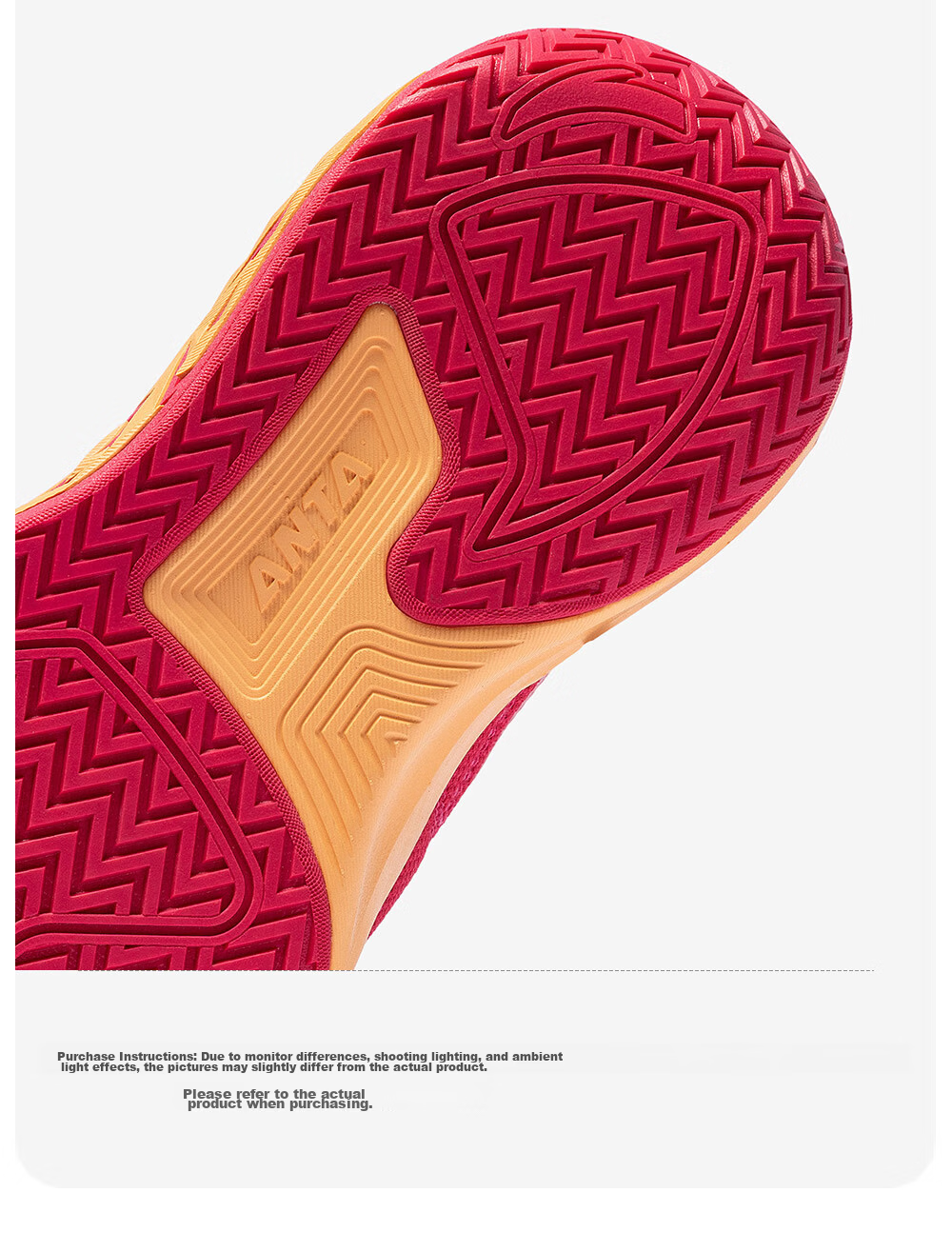 Anta Kids Boys Sports Shoes 2026 Summer Breathable Mesh Durable Cement Basketball Shoes A12621102 58
